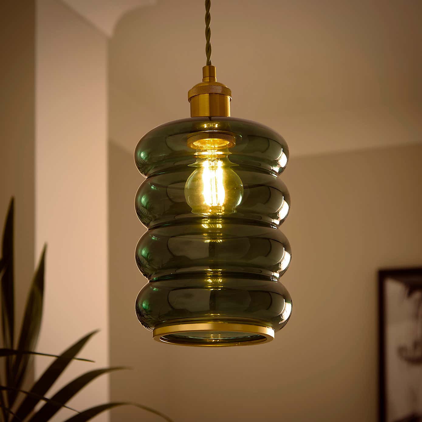 Nico Ribbed Easy Fit Pendant Shade