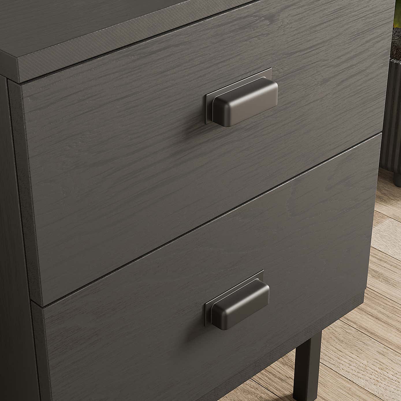 Fulton 2 Drawer Bedside Table