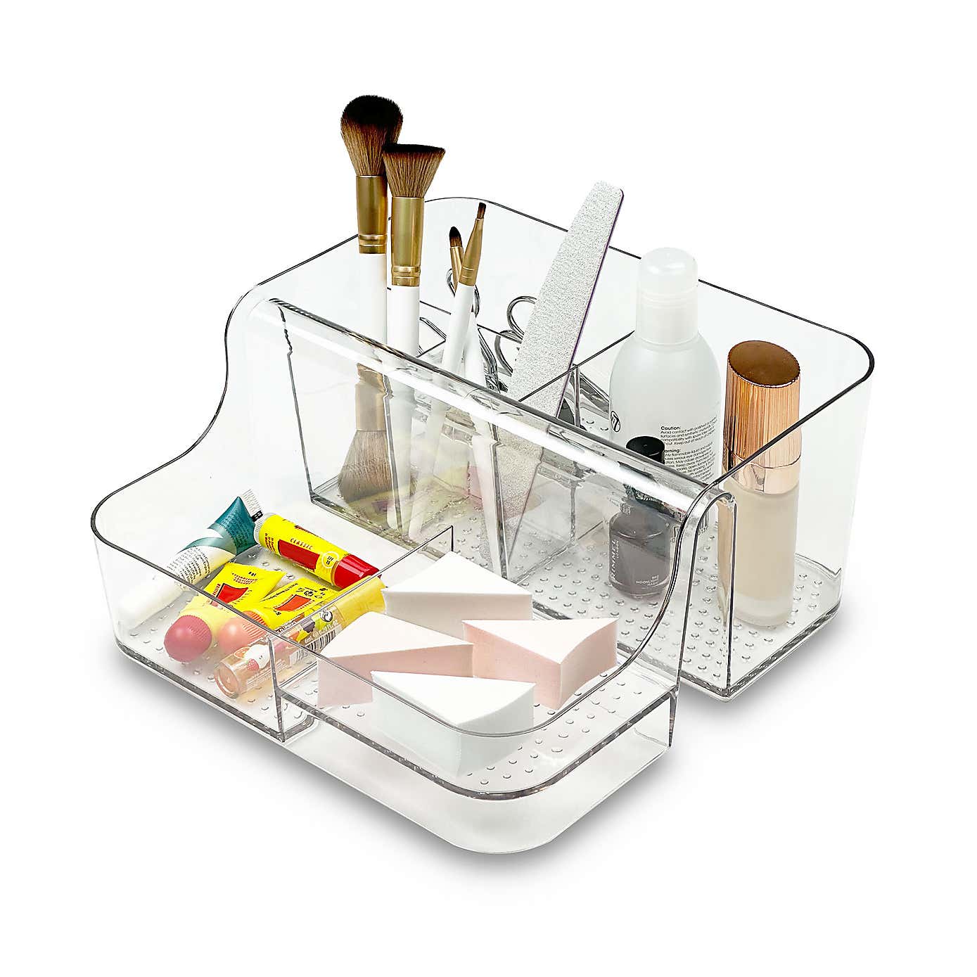 Addis Acrylic 6 Compartment Organiser