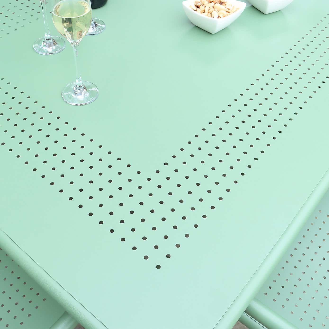 Porto 6 Seater Round Dining Set with Stacking Chairs