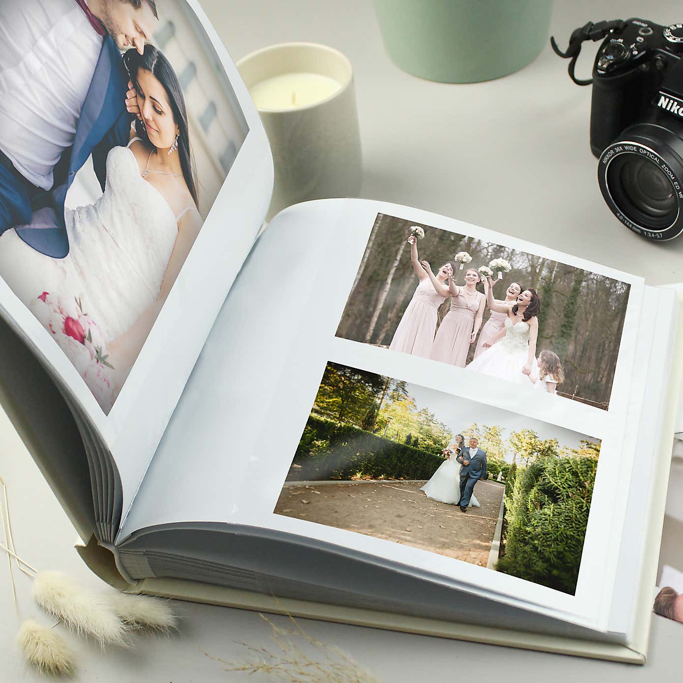 Personalised Wedding Square Photo Album