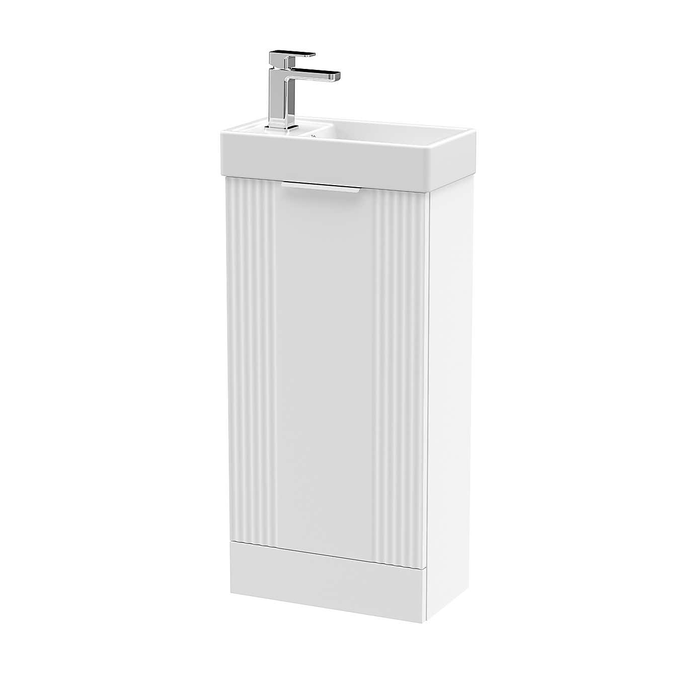 Deco Compact Floor Standing Vanity Unit with Basin