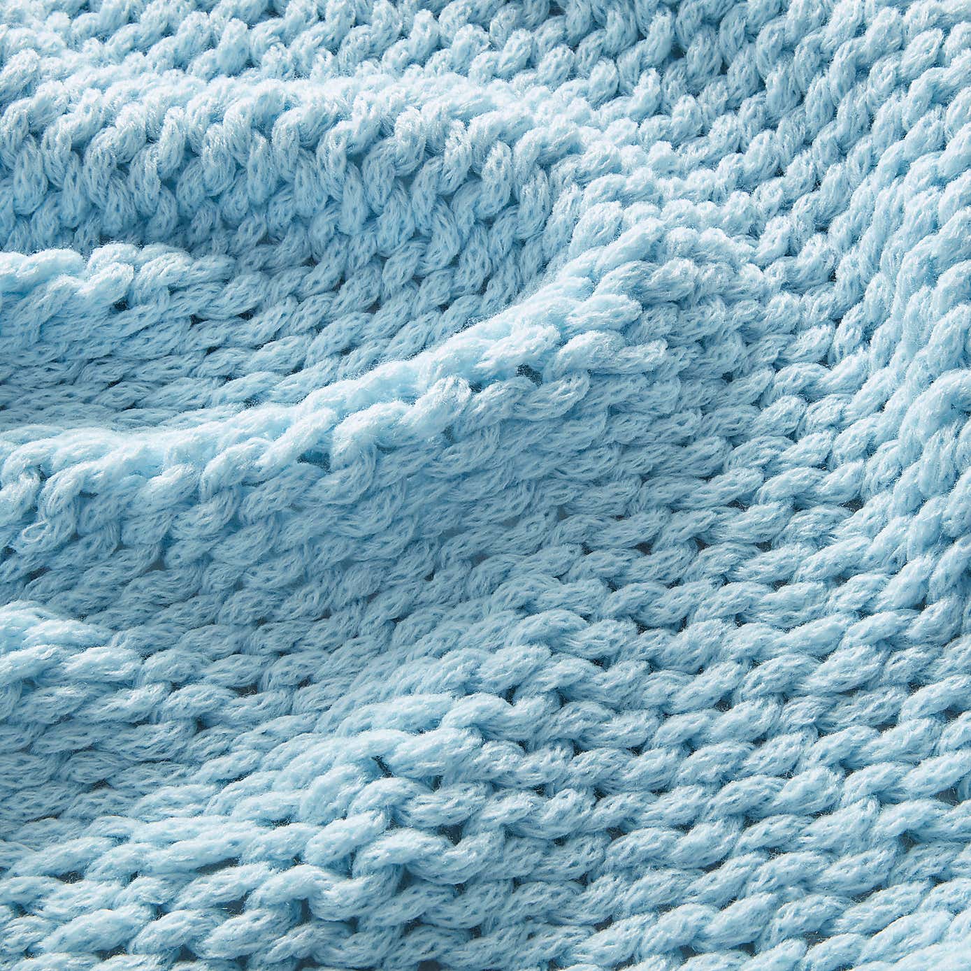 Chunky Knit Recycled Throw 130cm x 170cm