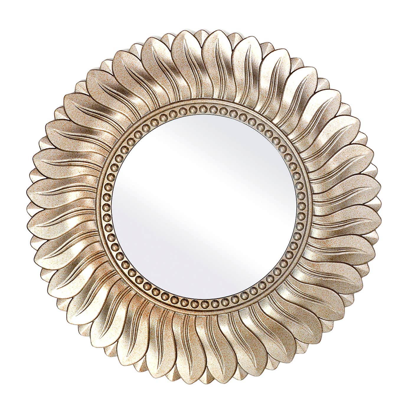Leaf Round Wall Mirror