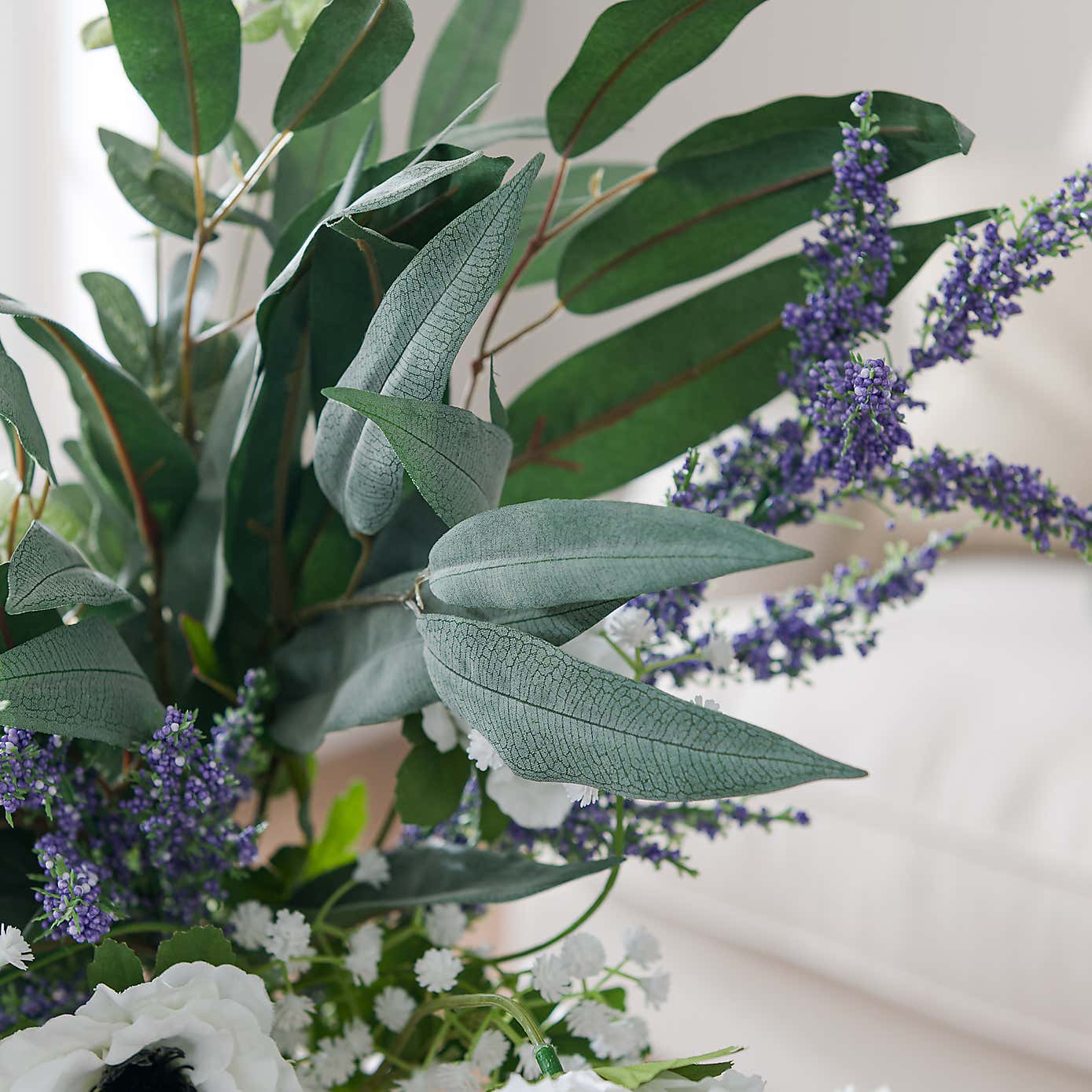 Artificial Anemone & Berries Letterbox Bouquet