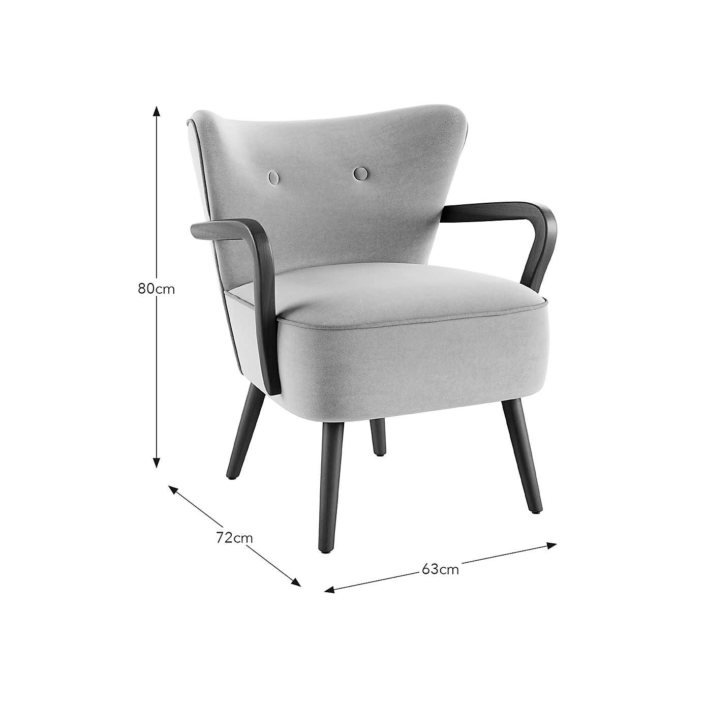 Eliza Contrast Occasional Armchair