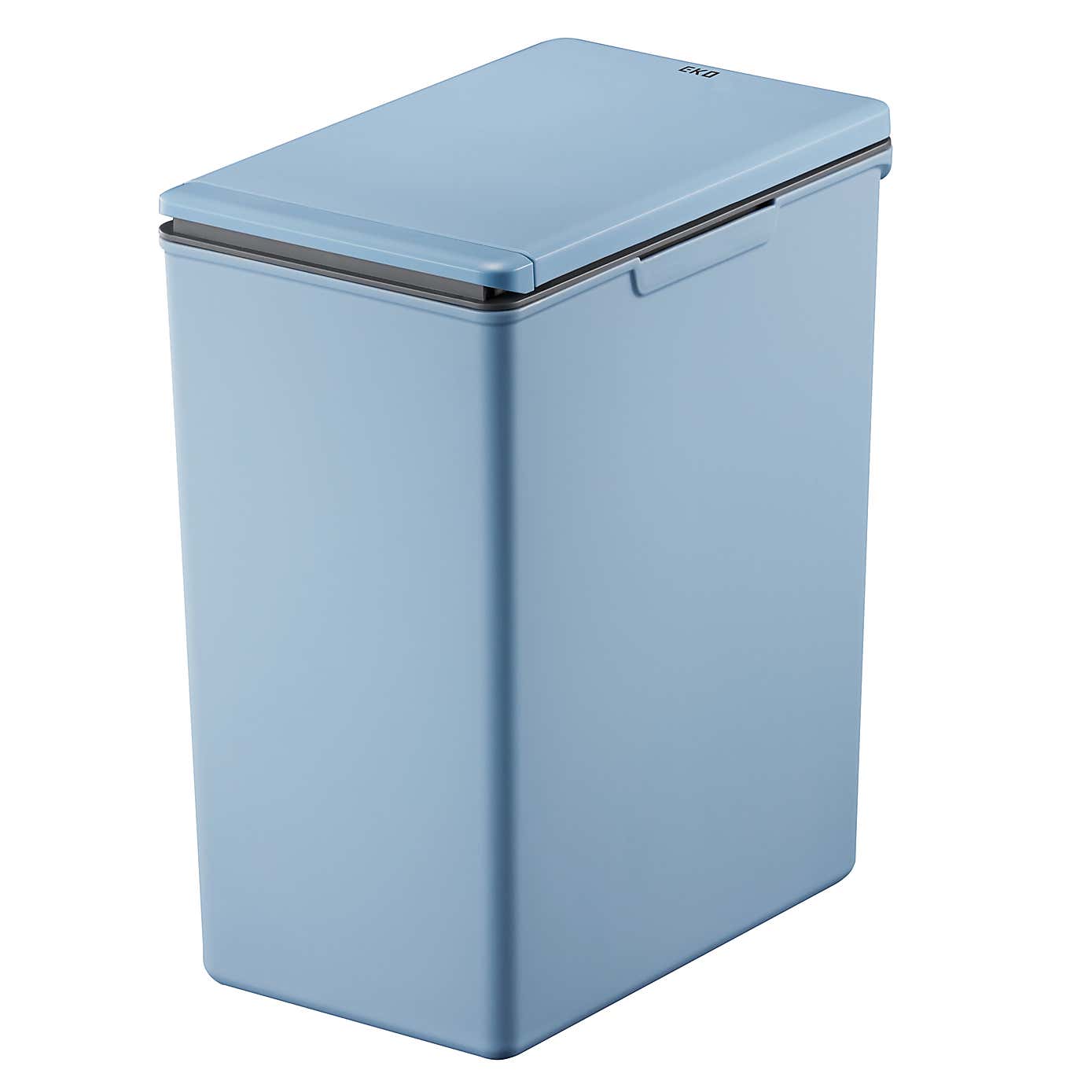 EKO Morandi 20 Litre Titanium Blue Press Top Bin