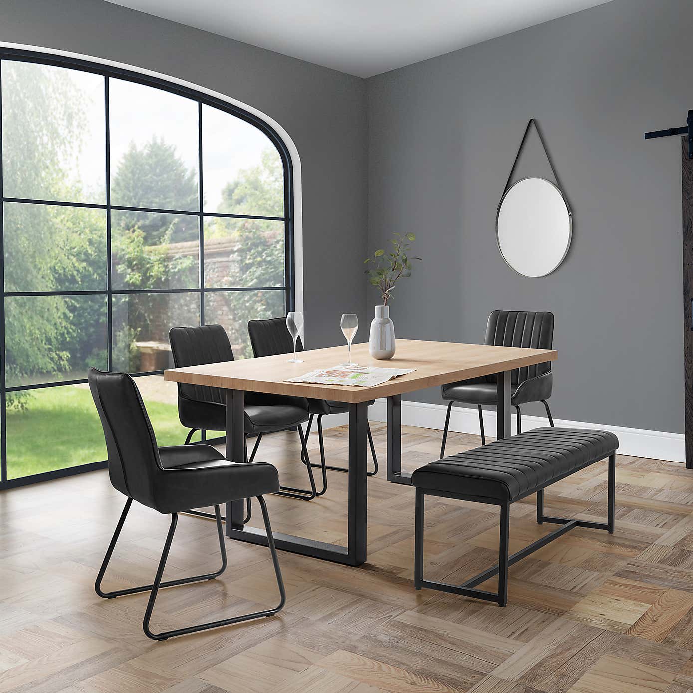 Berwick Rectangular Dining Table Oak
