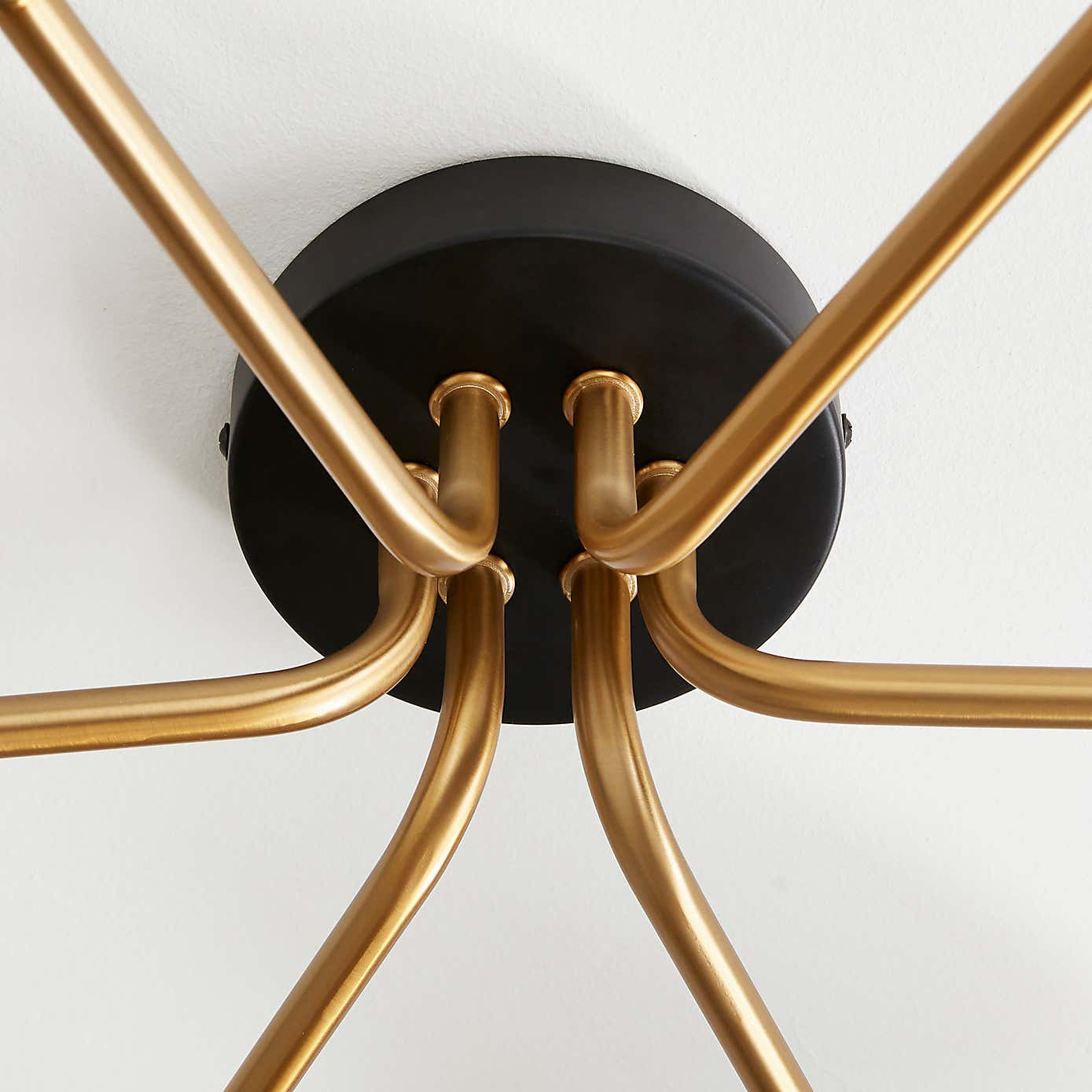 Elements Lyon 6 Light Semi Flush Ceiling Light