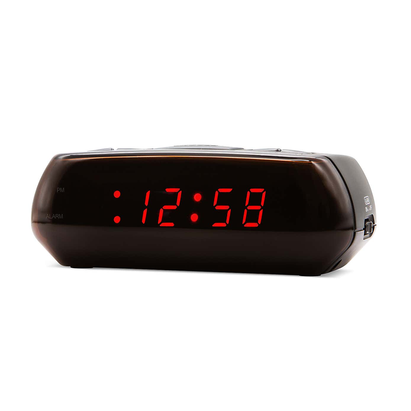 Acctim Miramar Black Alarm Clock