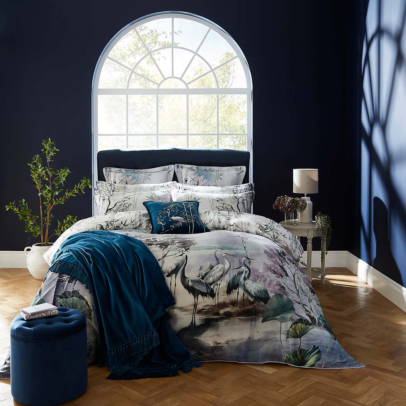 Dorma Lagoon Mauve Duvet Cover and Pillowcase Set