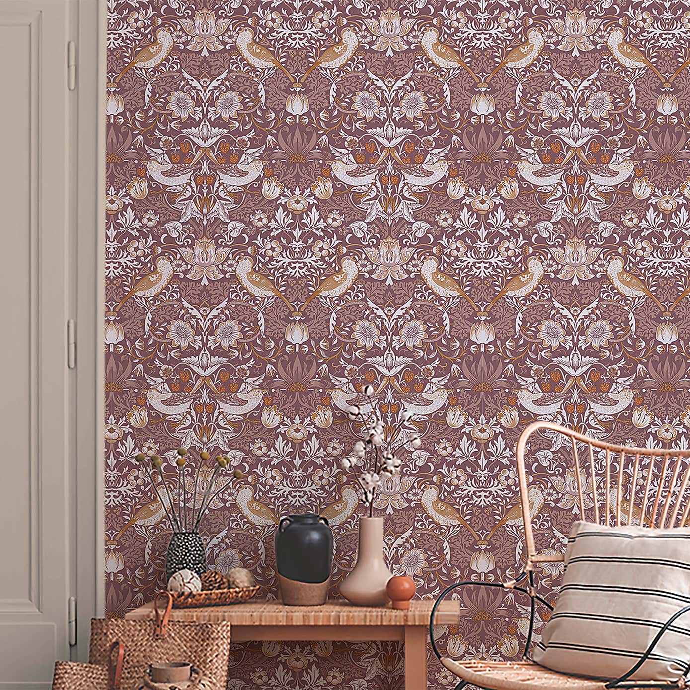 Strawberry Thief Wallpaper