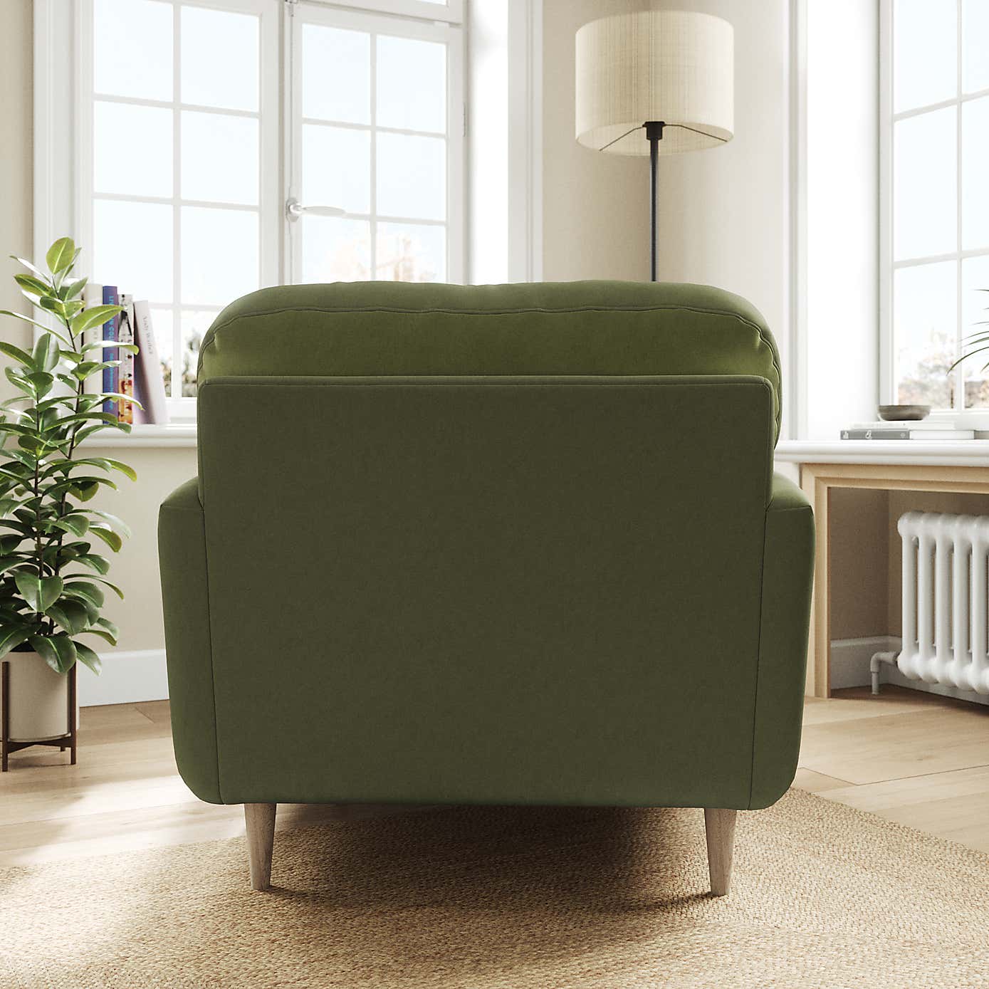 Sven Opulent Velvet Snuggle Chair