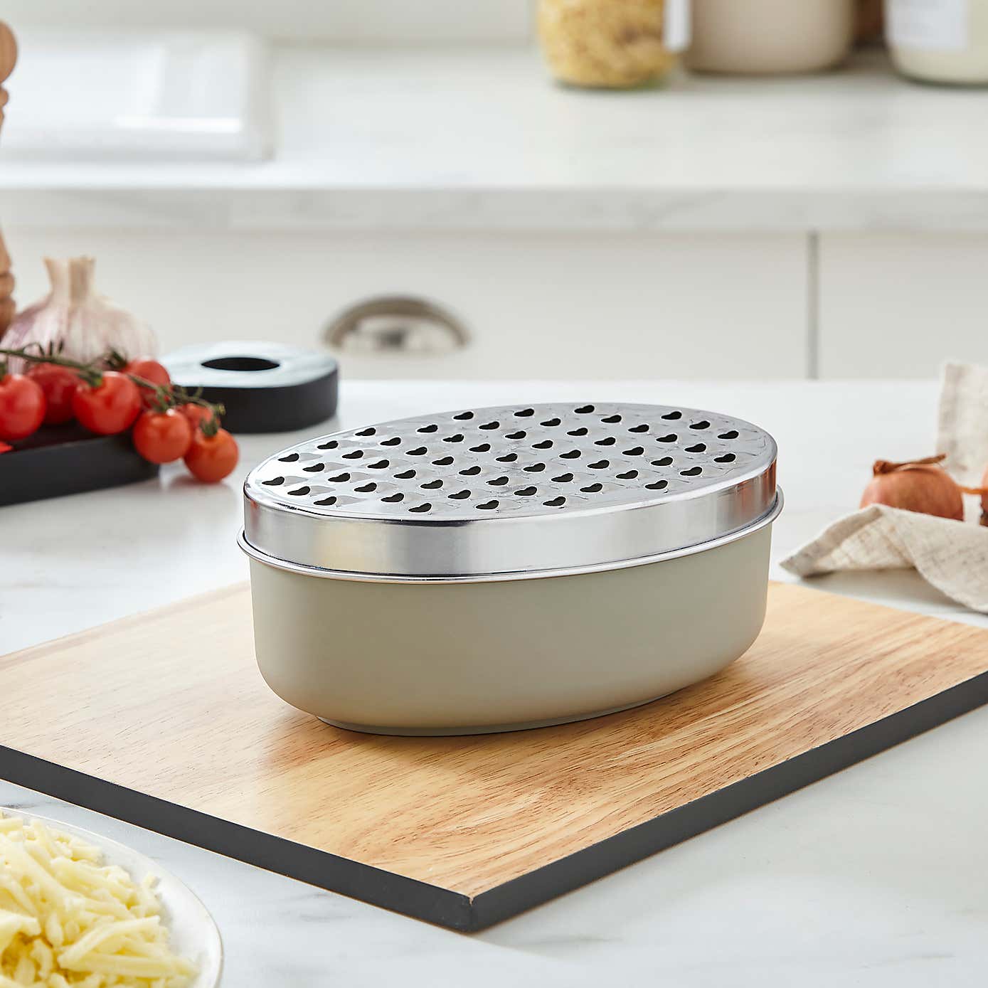 Handy Kitchen Stainless Steel 2 Blade Grater Box