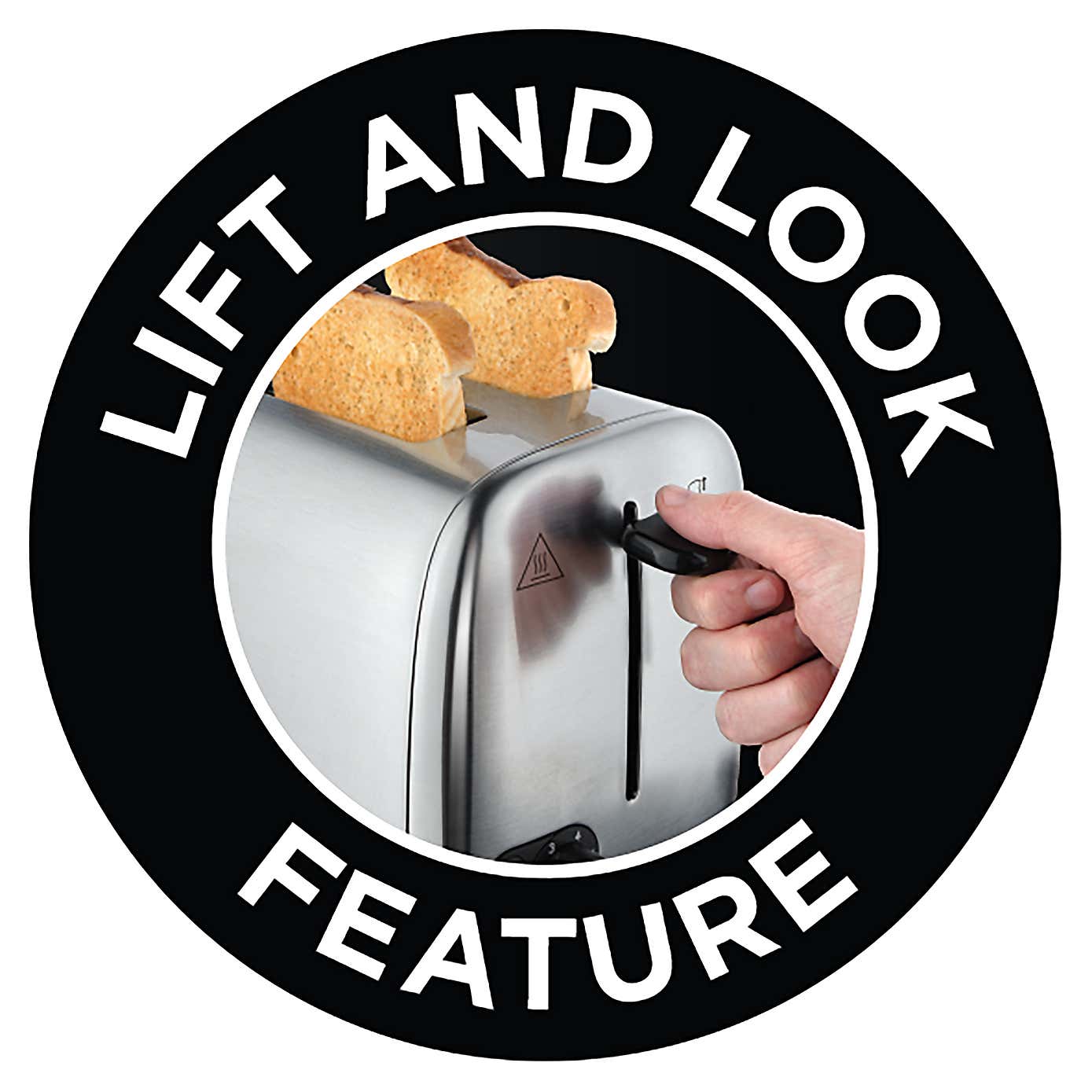 Russell Hobbs 2 Slice Brush and Polish Stainless Steel Toaster