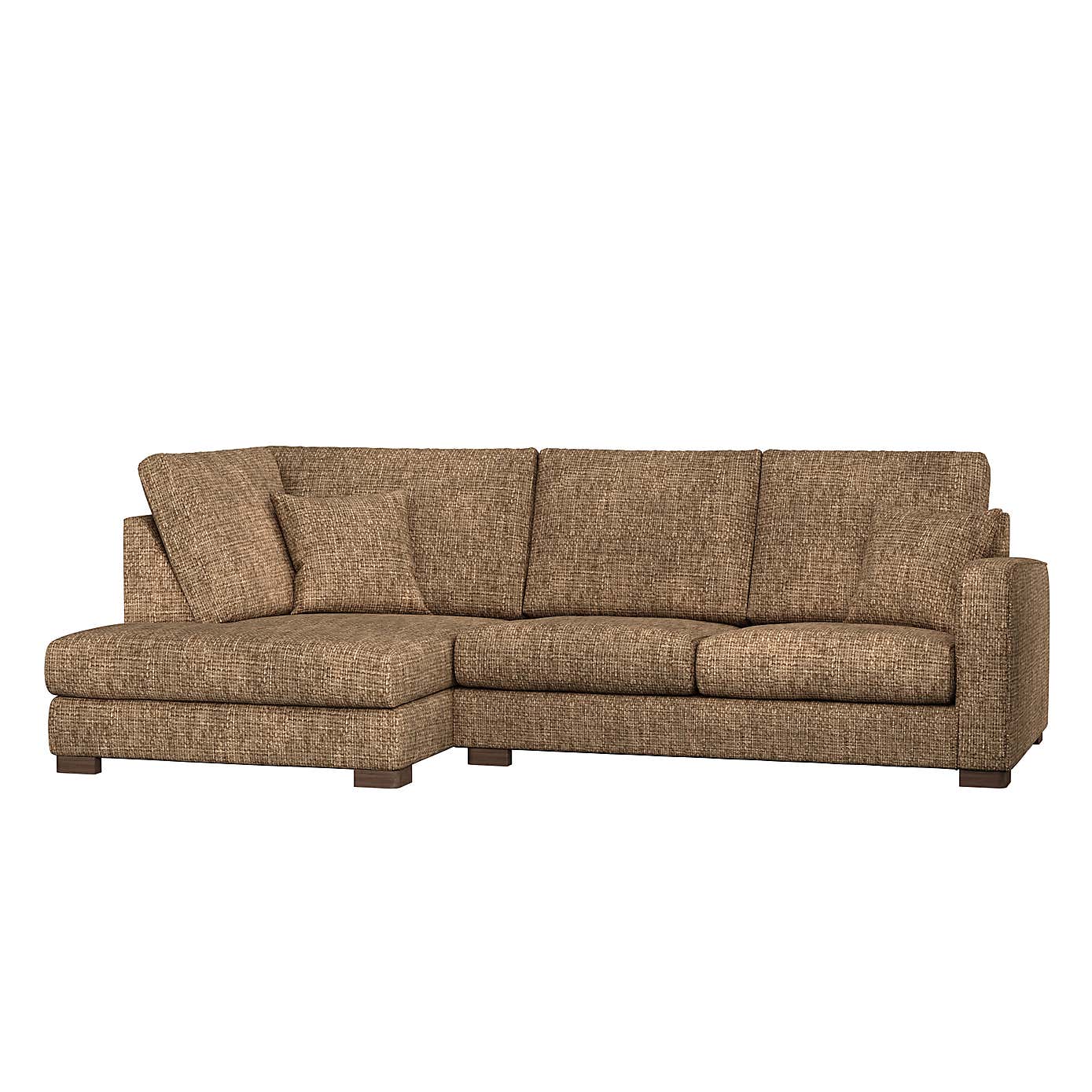 Carson Chunky Chenille Right Hand Corner Sofa