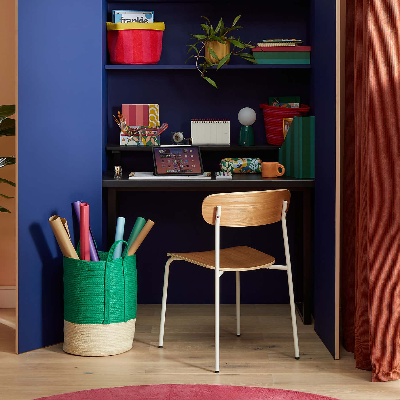 Block Colour Storage Basket