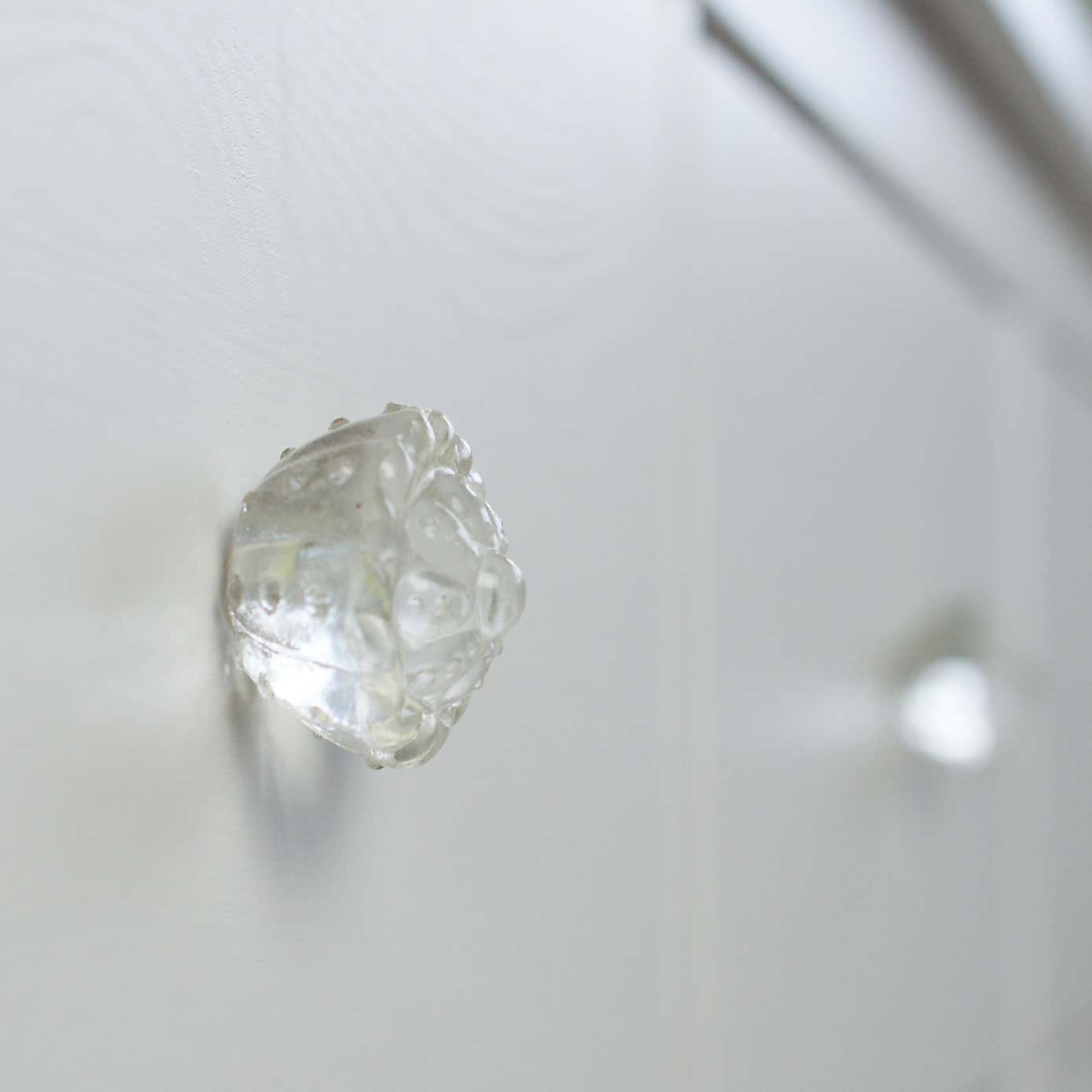 Set of 6 Nicola Spring Flower Glass Cabinet Knobs