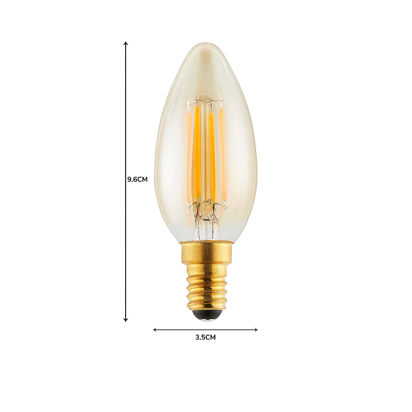 Florence 4W SES Candle Dimmable Bulb