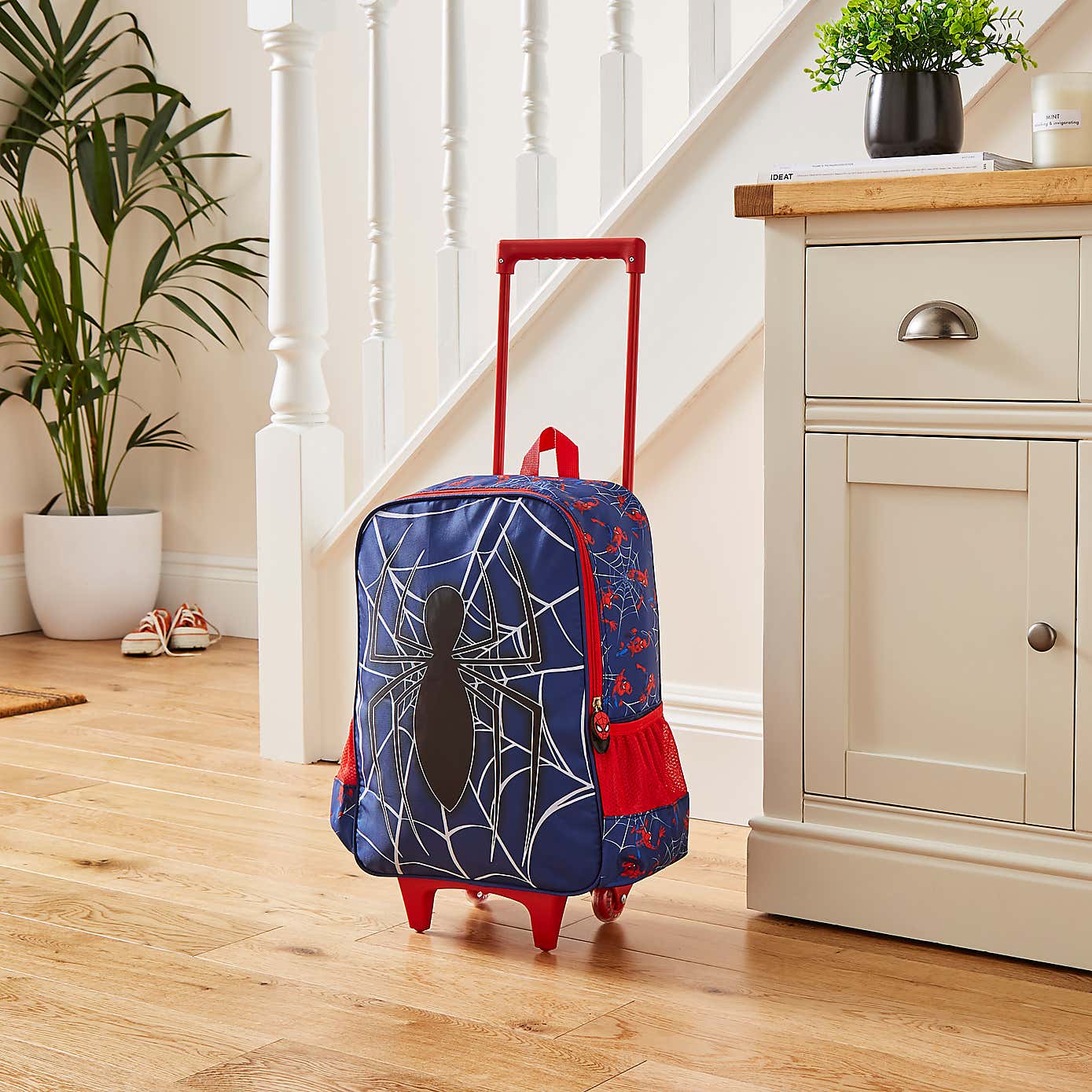 Kids Spiderman Backpack and Travel Pillow