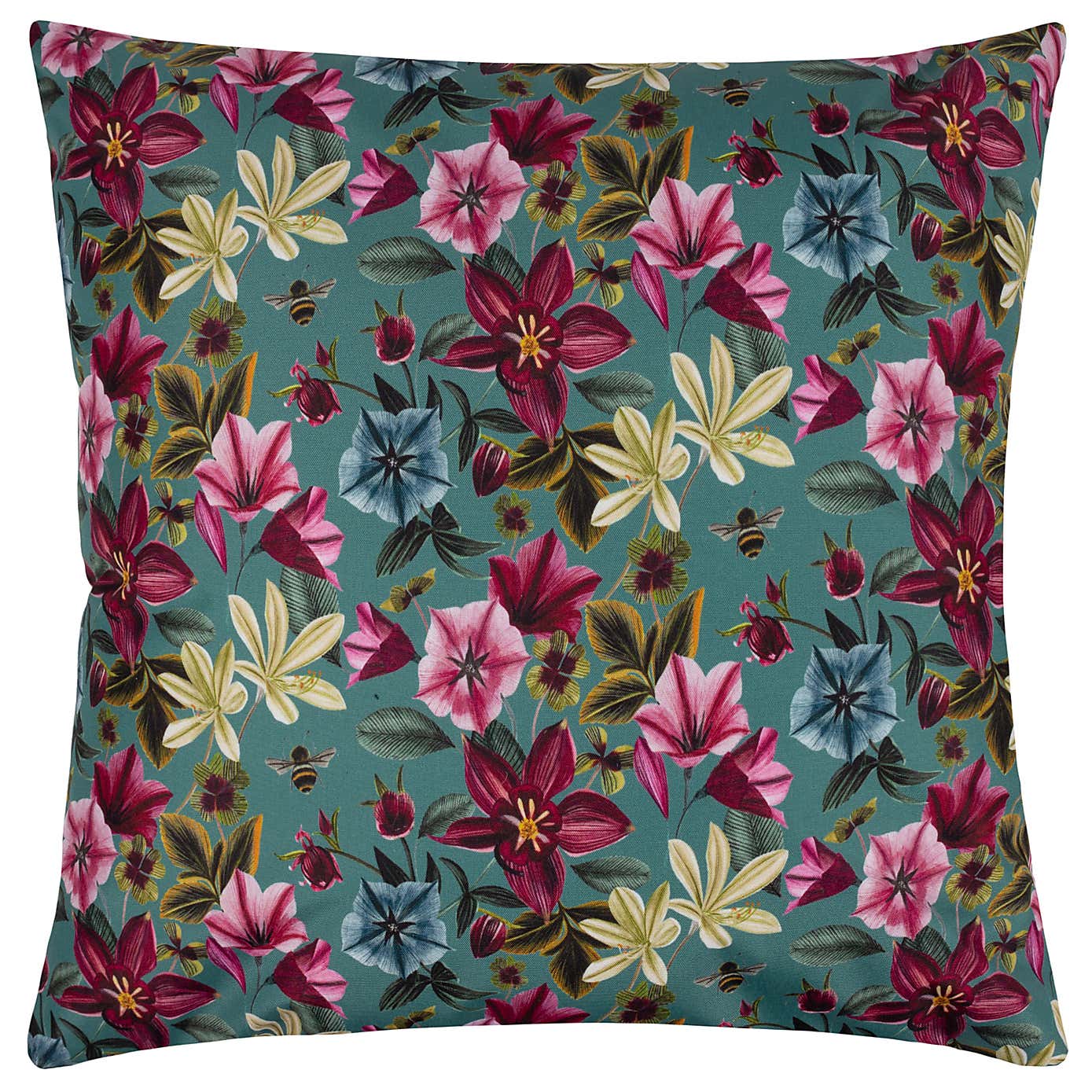 Wylder Nature Midnight Garden Bee Outdoor Cushion