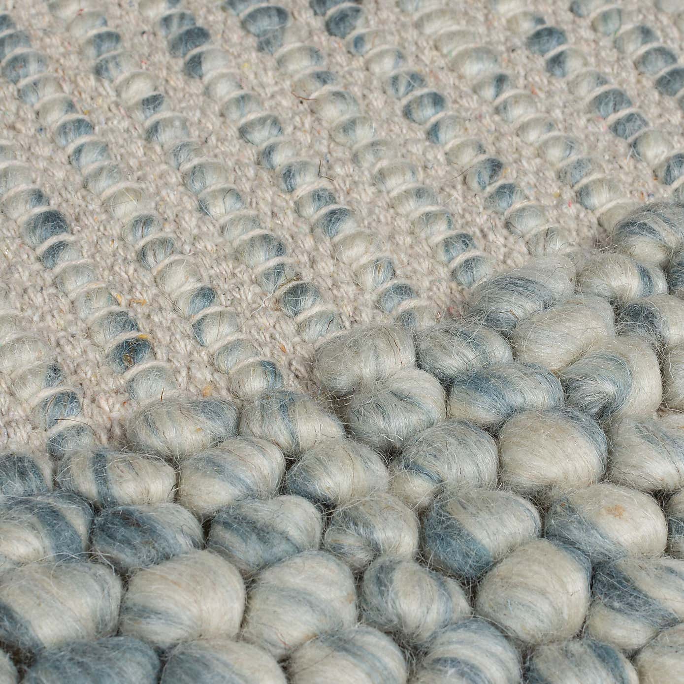 Pebble Wool Border Rug