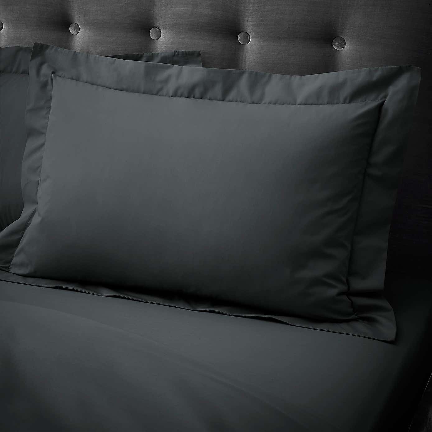 Hotel T230 Crisp Cotton Percale Oxford Pillowcase