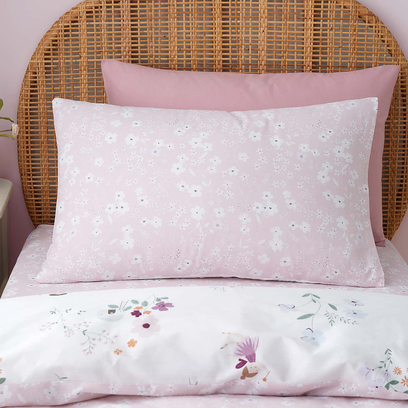 Fairies Reversible Polycotton Duvet Cover & Pillowcase Set