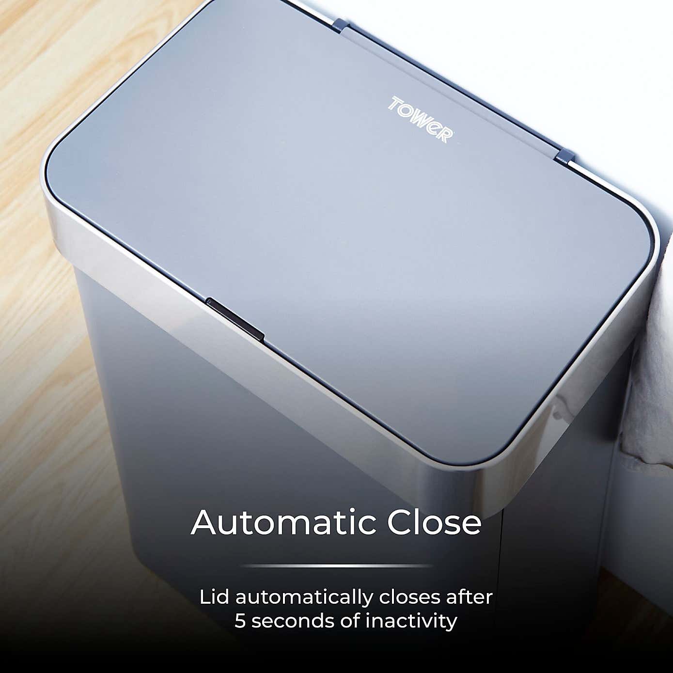 Tower Compact 60L Sensor Bin