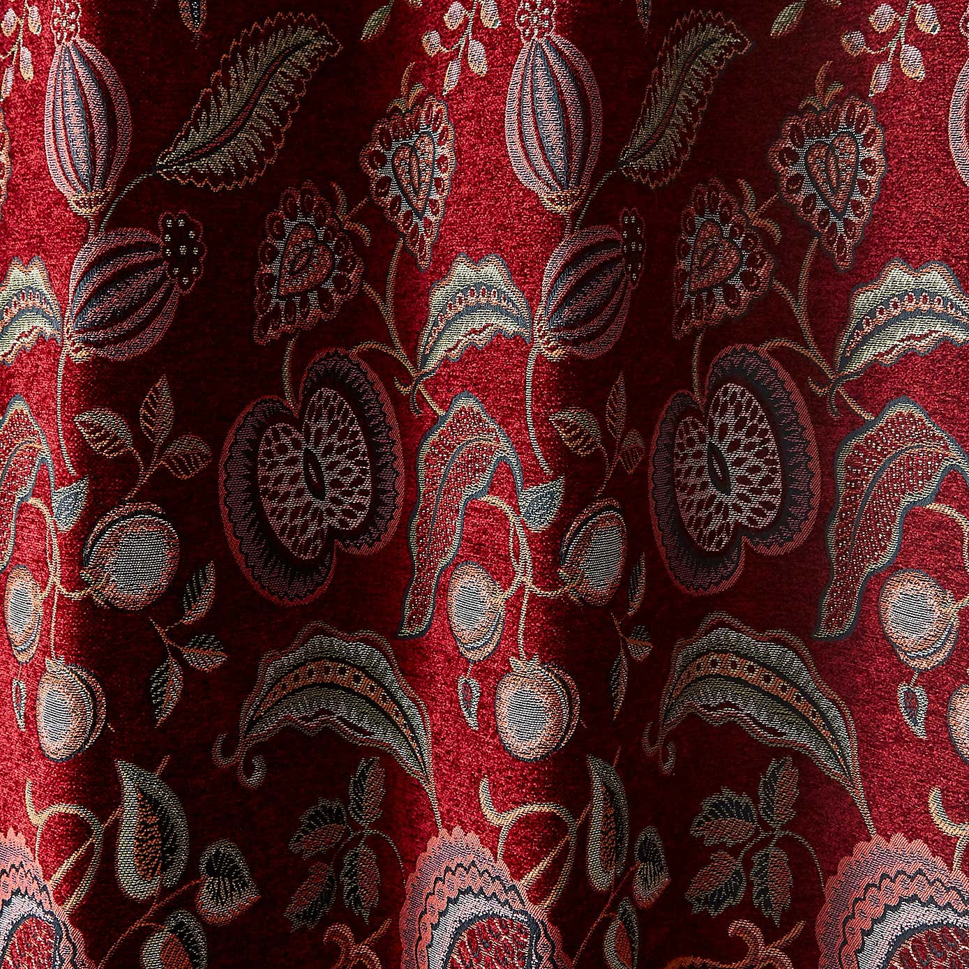 Edina Chenille Pencil Pleat Curtains