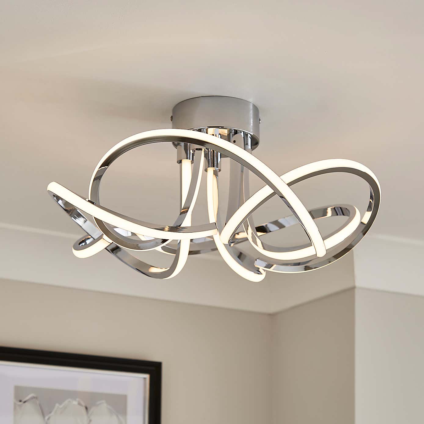 Margot Semi Flush LED Ceiling Light