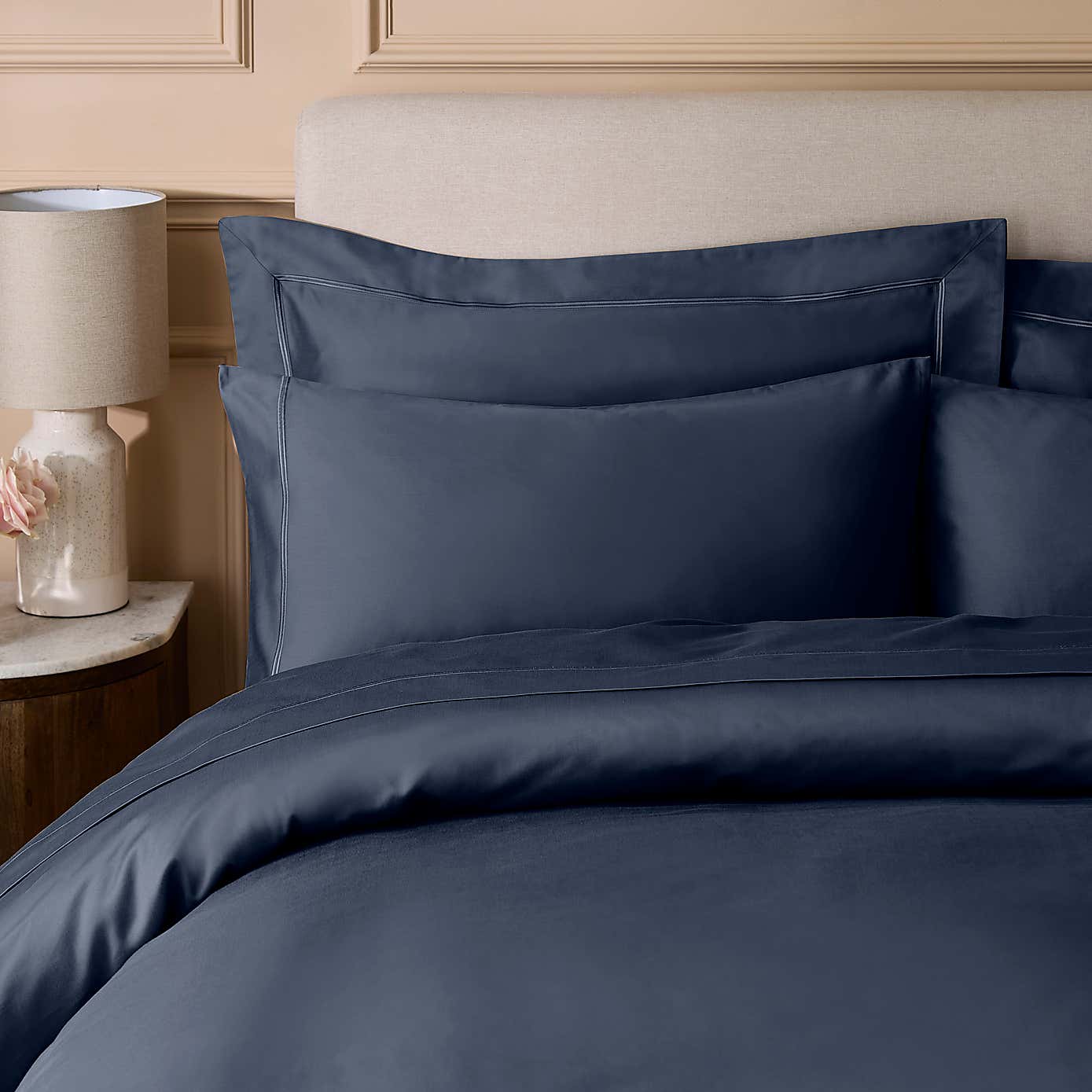 Dorma Cotton Sateen 800 Thread Count Oxford Pillowcase