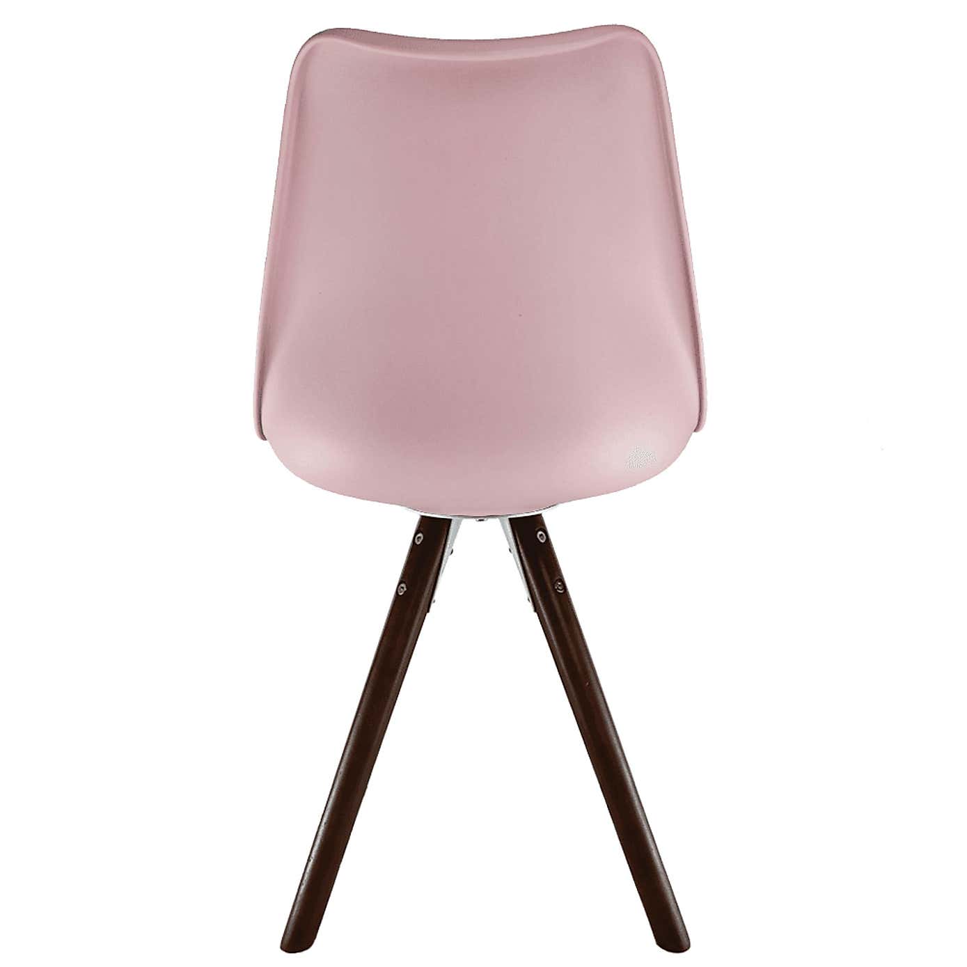 Fusion Living Soho Plastic Dining Chair with Pyramid Legs