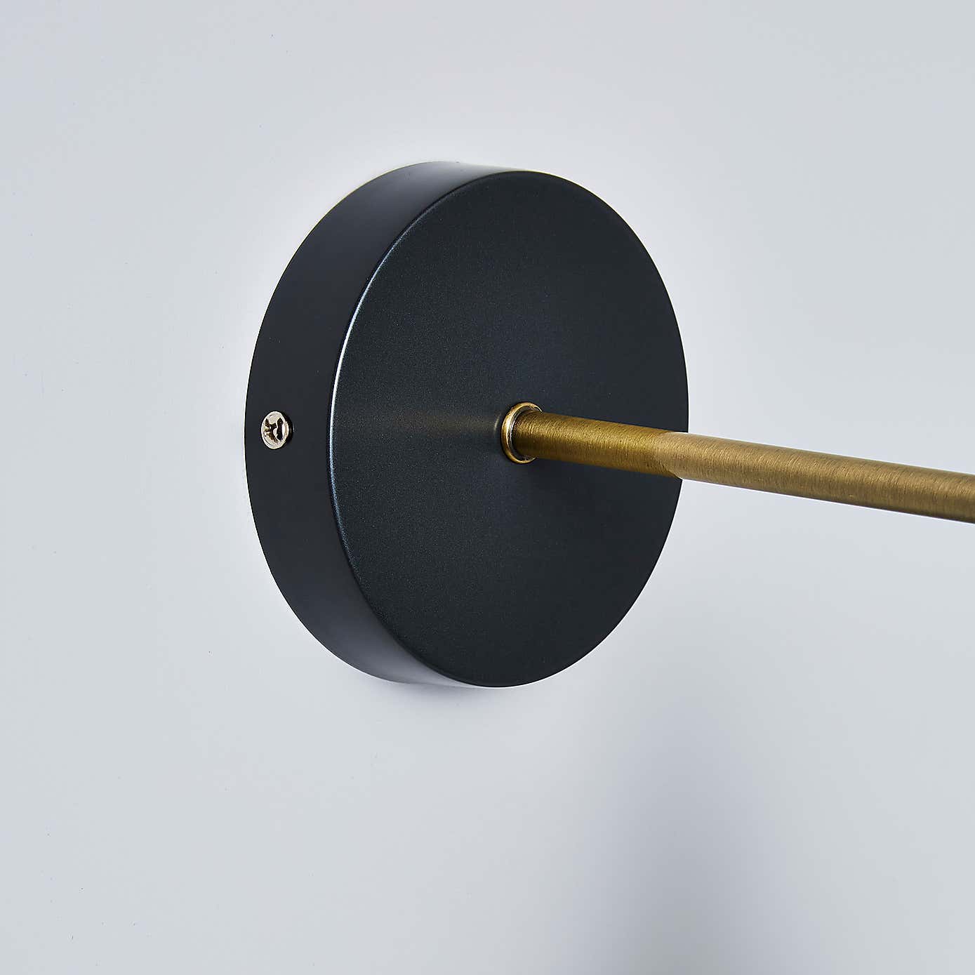 Logan Industrial Black Wall Light