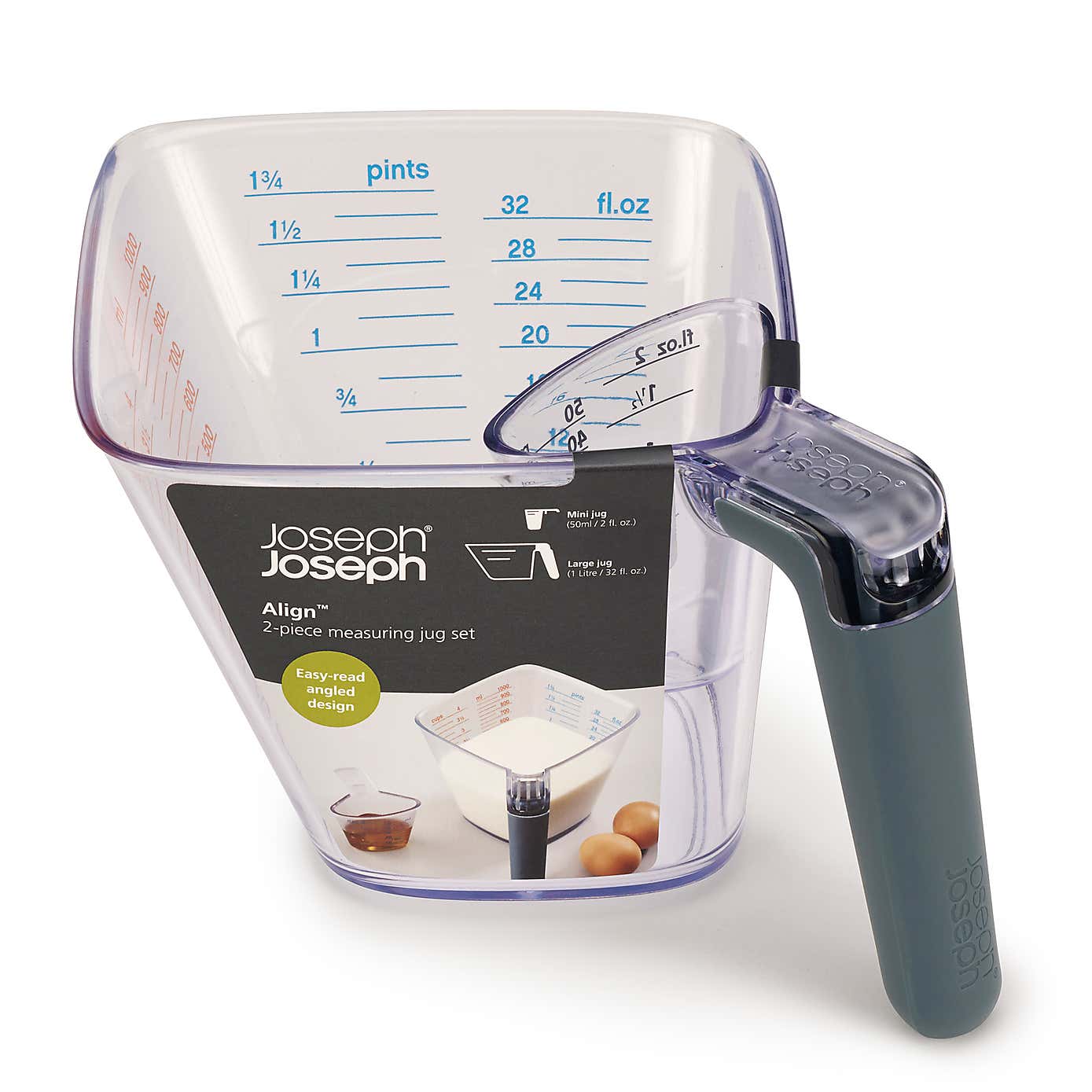 Joseph Joseph Align Set of 2 Measuring Jugs