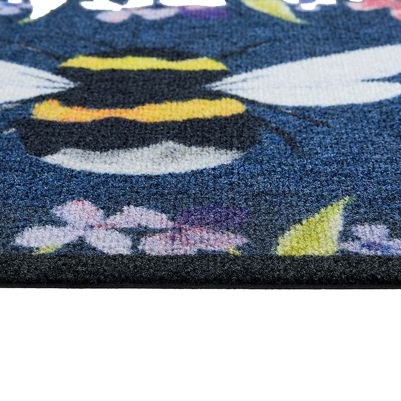 Marvel Floral Bee Washable Doormat