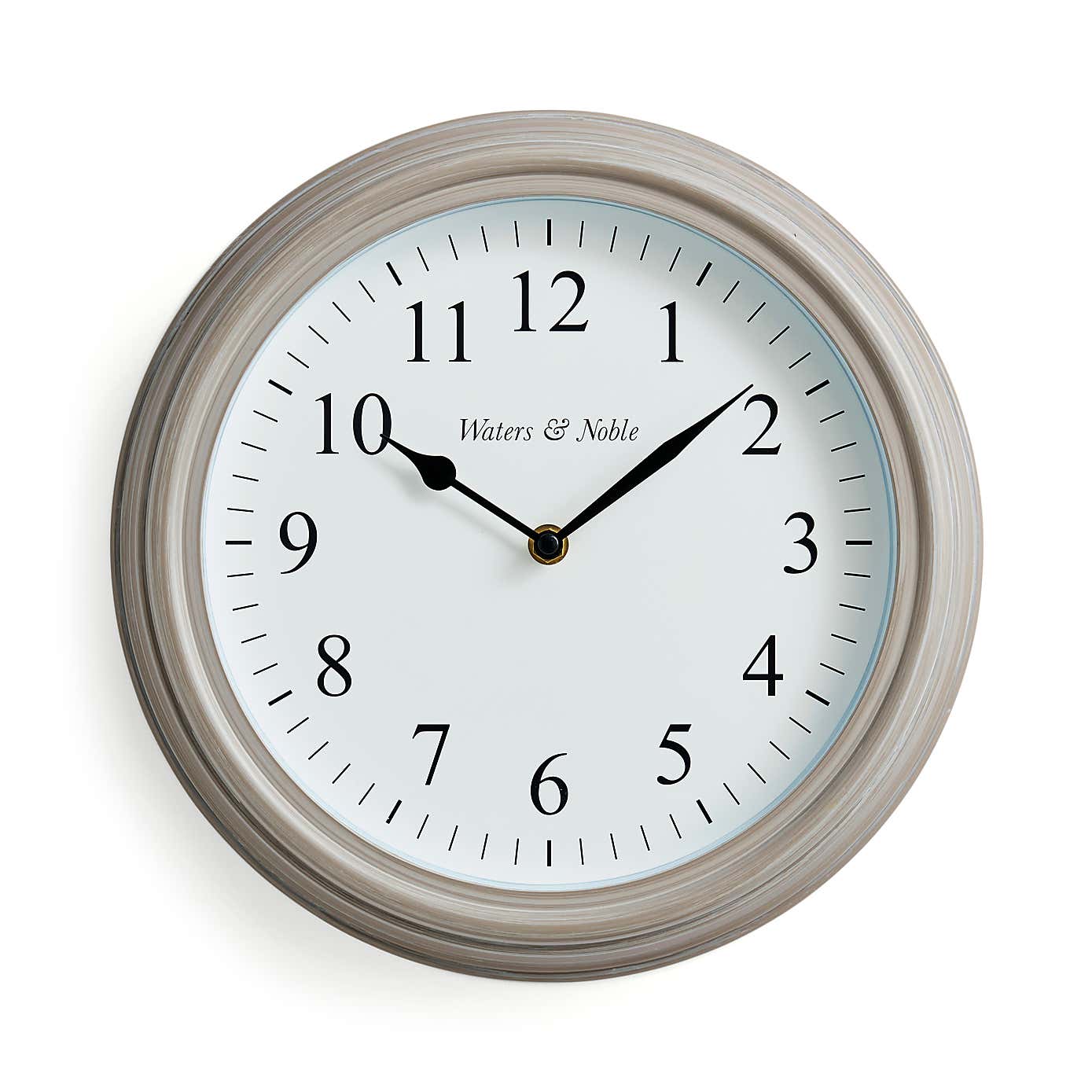 Distressed Grey Wall Clock