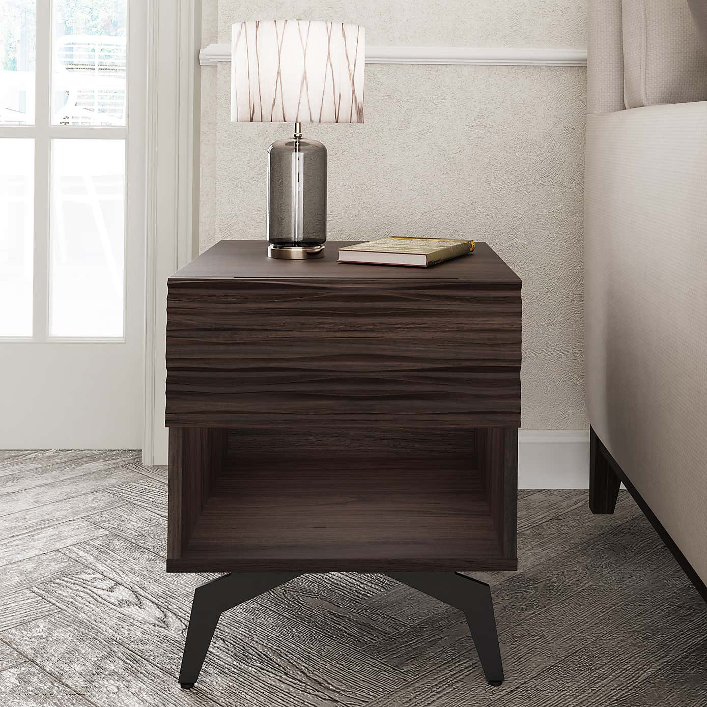 Ashcroft Side Table, Dark Walnut