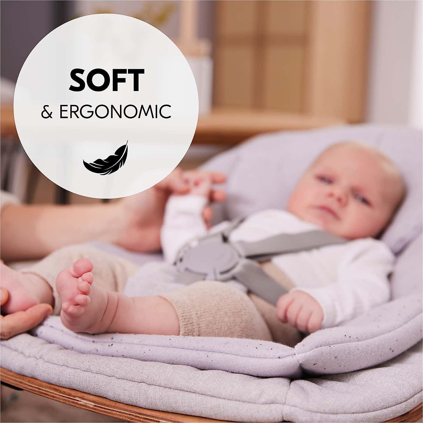 Hauck Wooden Highchair Bouncer