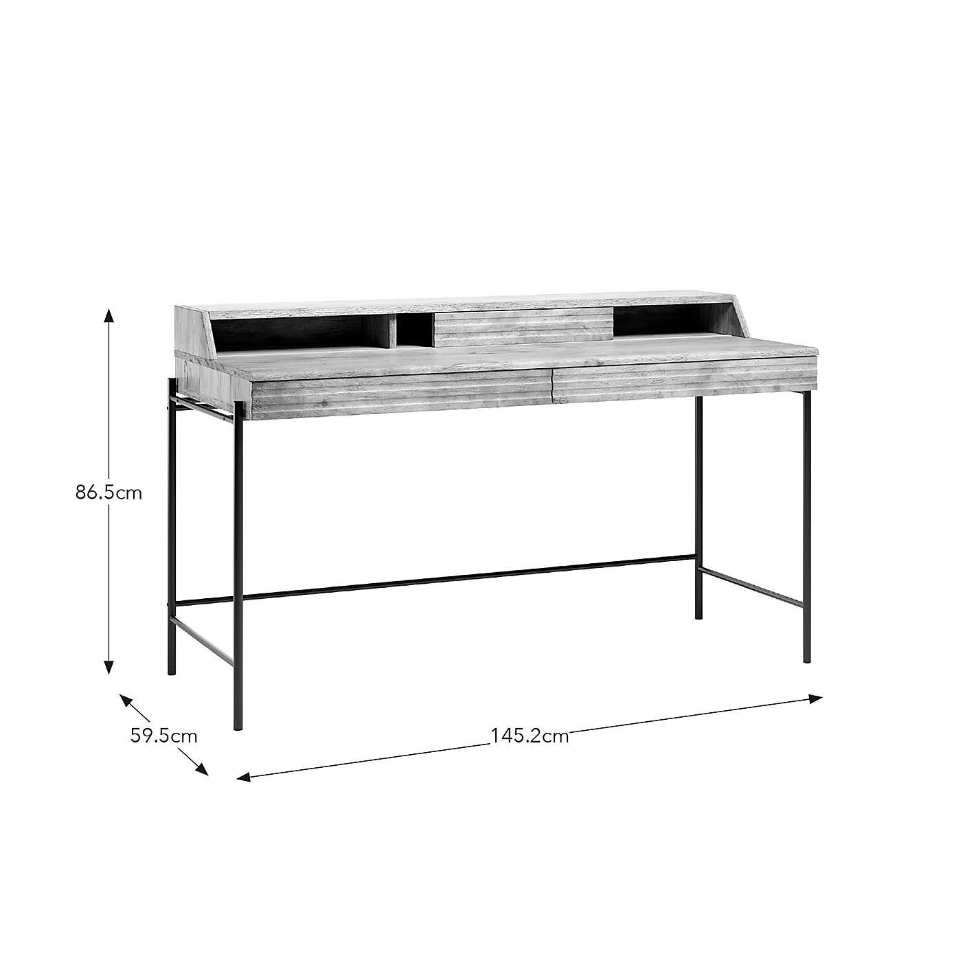Bryant Wide Storage Desk