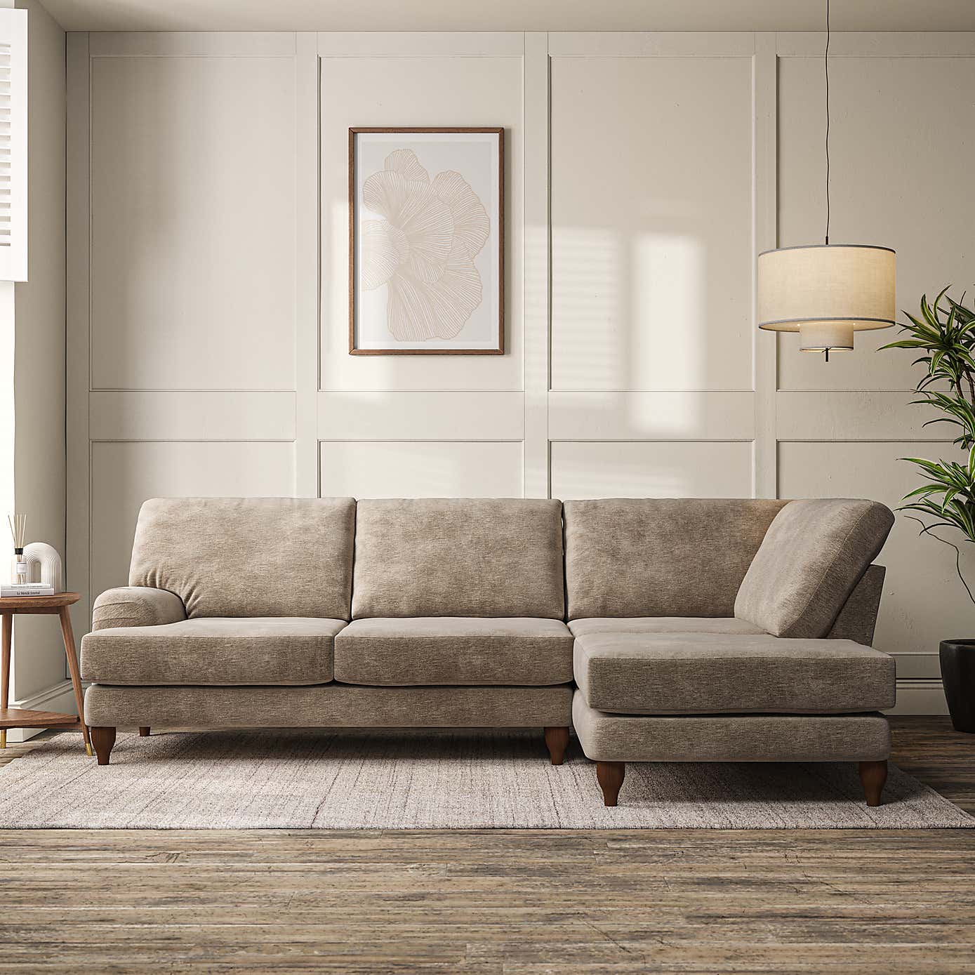 Darwin 4 Seater Corner Chaise Sofa