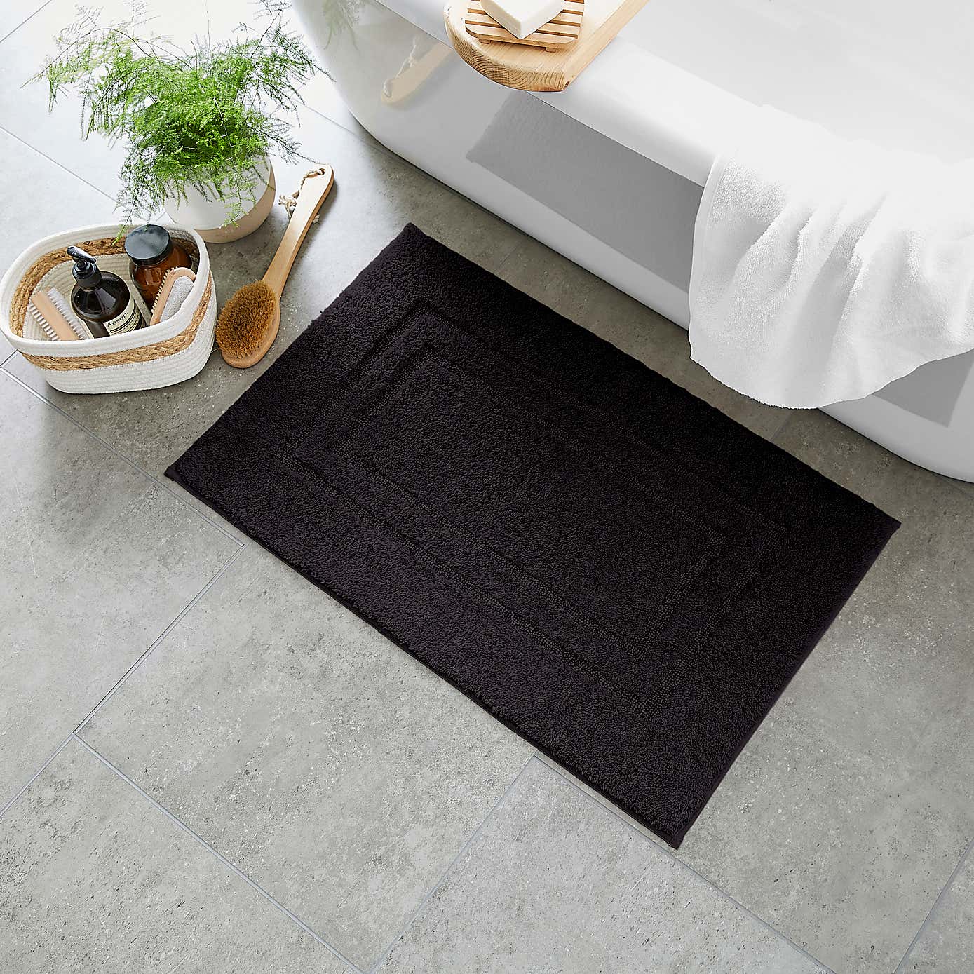 Luxury Cotton Bath Mat