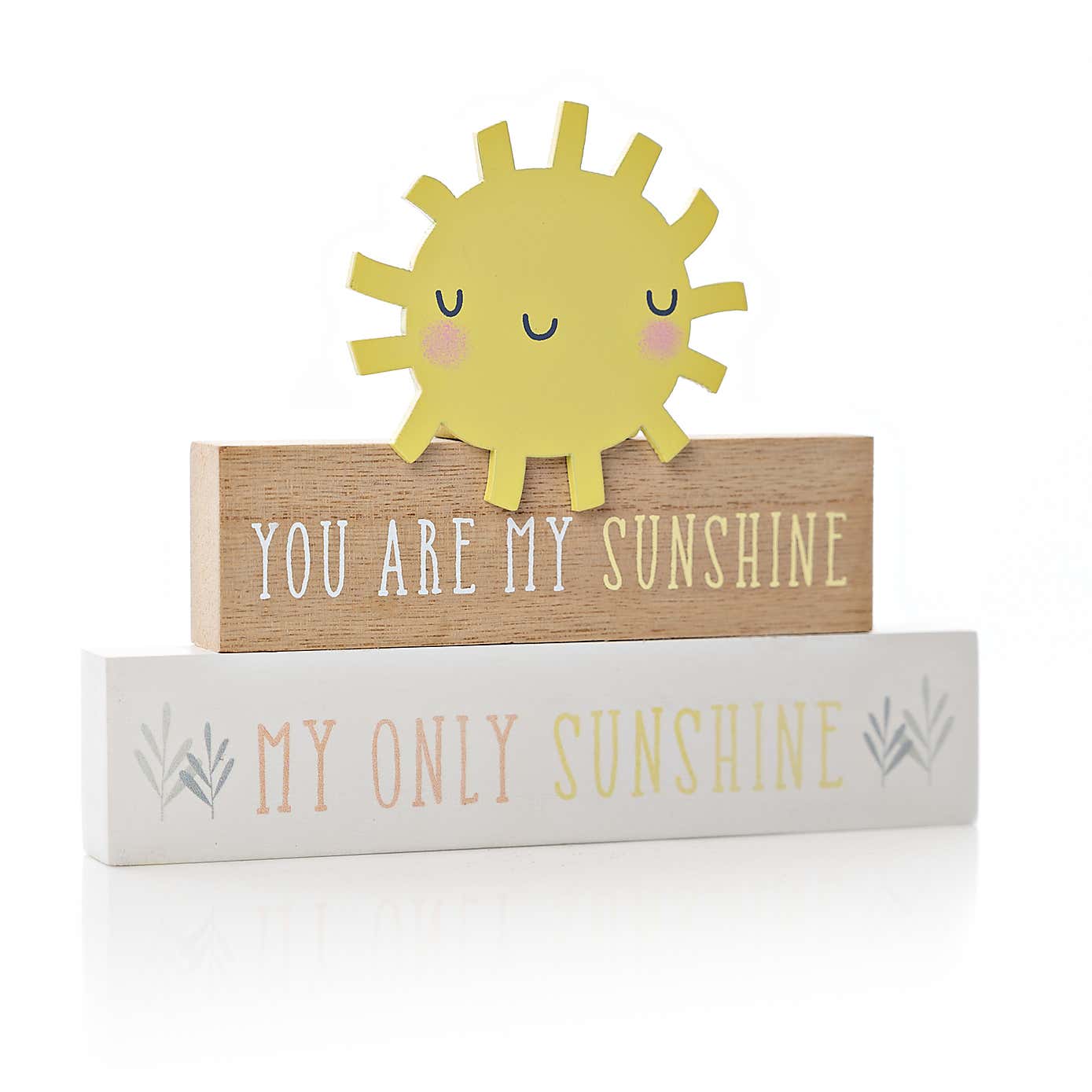 Petit Cheri You Are My Sunshine Stacked Mantel Plaque