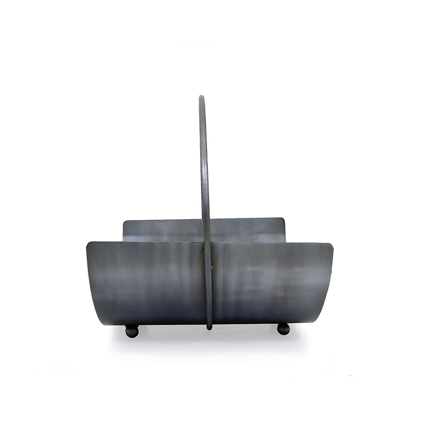 Snug - Fireside Chrome Iron Firewood Hold