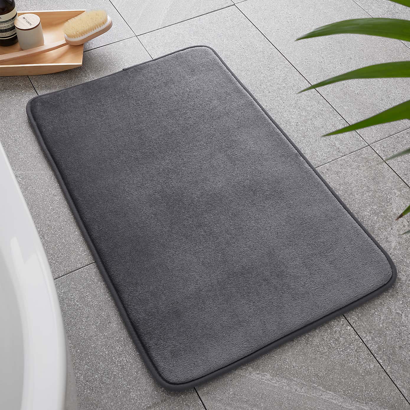 Catherine Lansfield Anti Bacterial Memory Foam Bath Mat