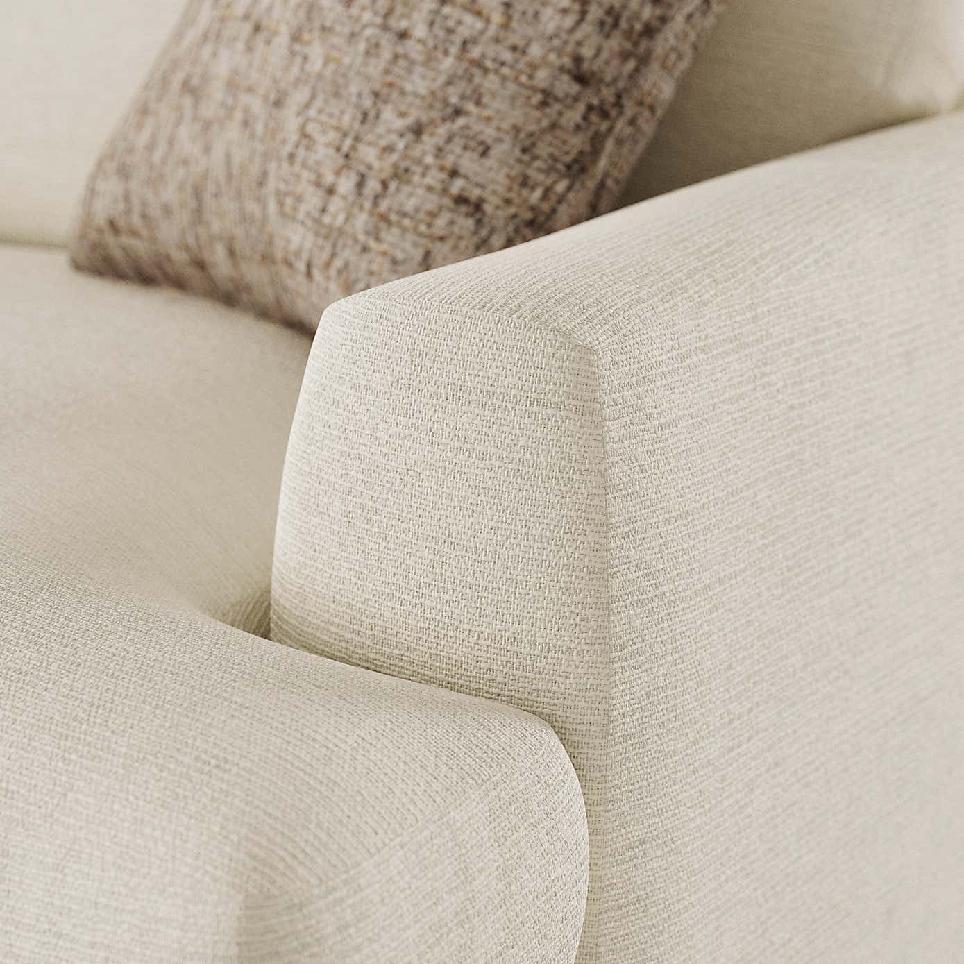 Lawson Chunky Tonal Weave 4 Seater Sofa