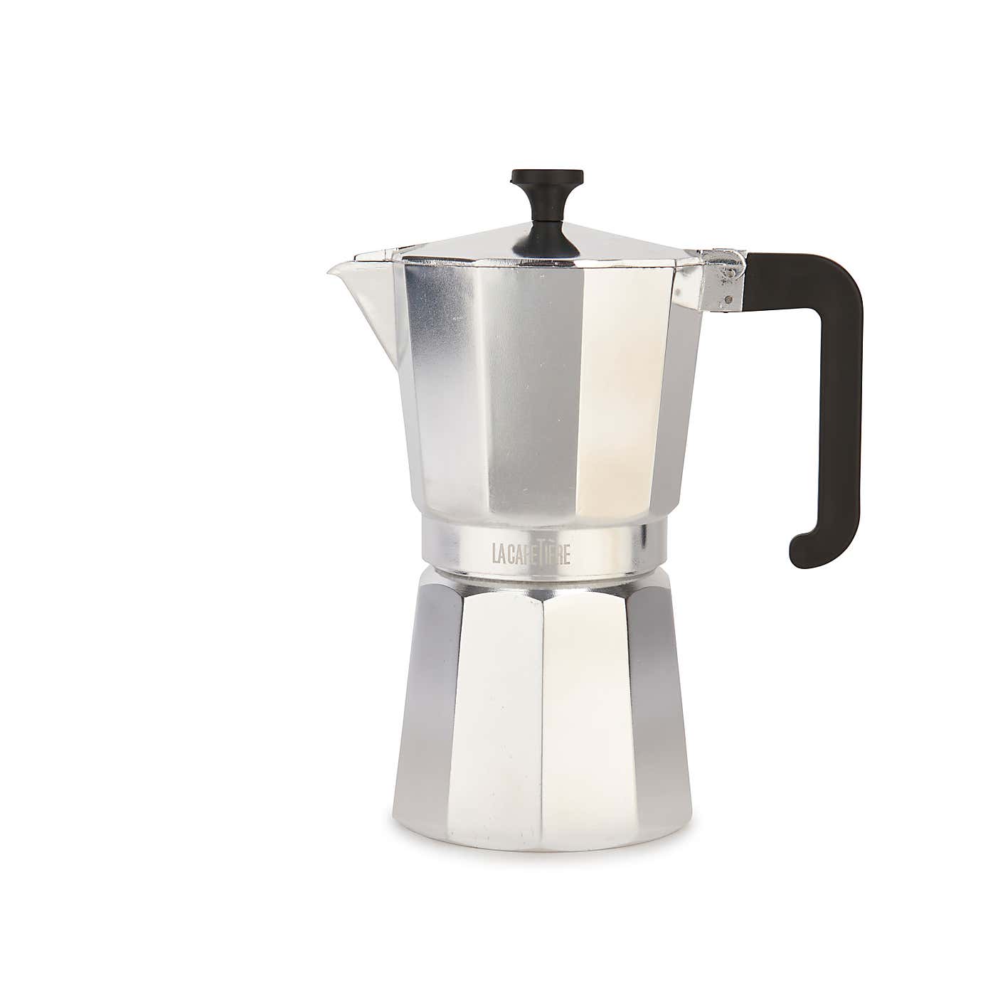 La Cafetiere Venice Alum 9 Cup Silver Espresso Cafetiere