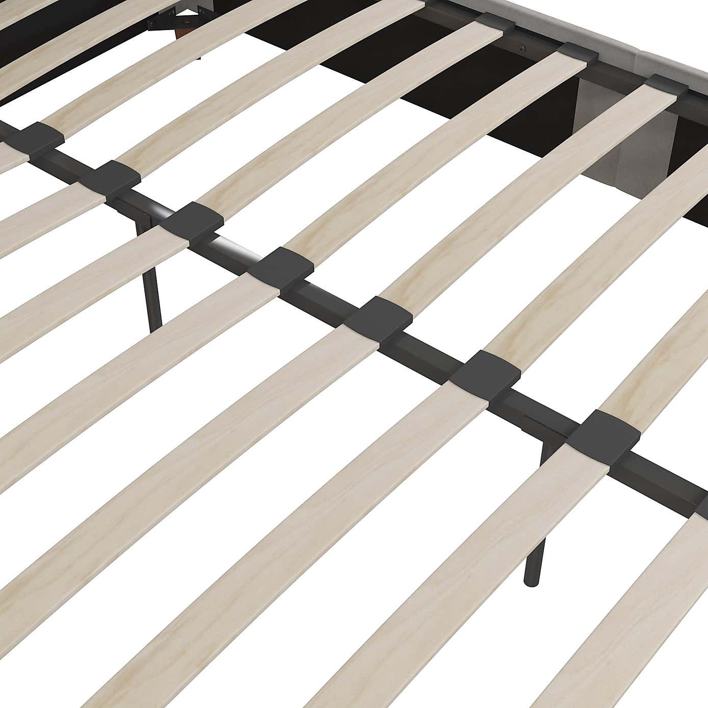 Aspen Velvet Upholstered Bed Frame