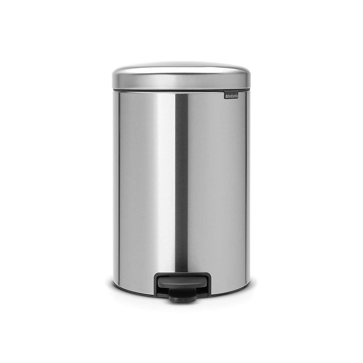 Brabantia NewIcon 20 Litre Matt Steel Pedal Bin