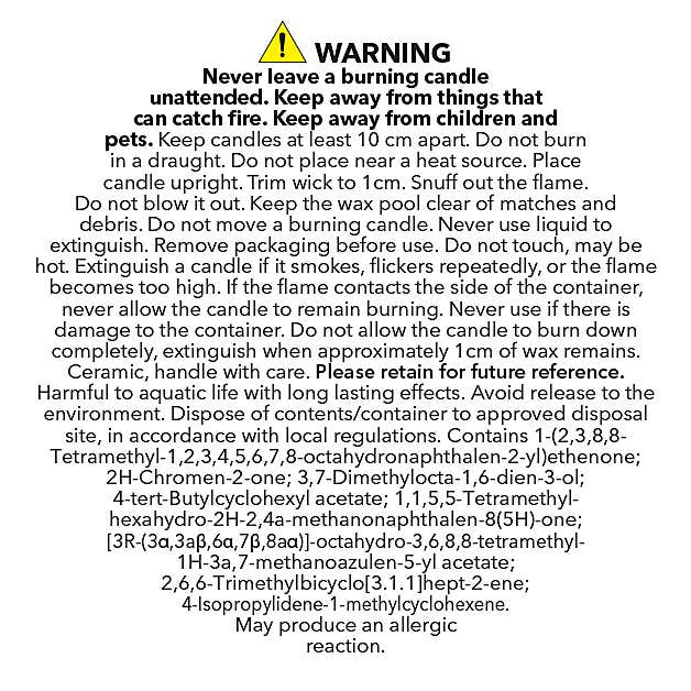 Churchgate Amber and Pine Candle